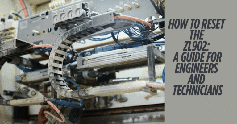 How to Reset the ZL902