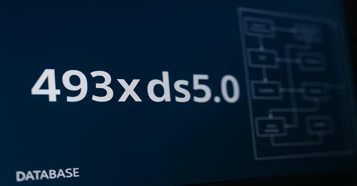 What Is 493xds5.0 in Software