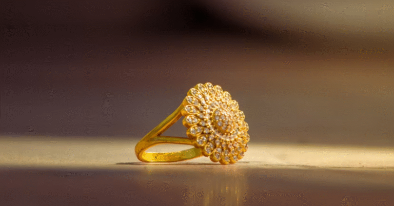gold nugget ring